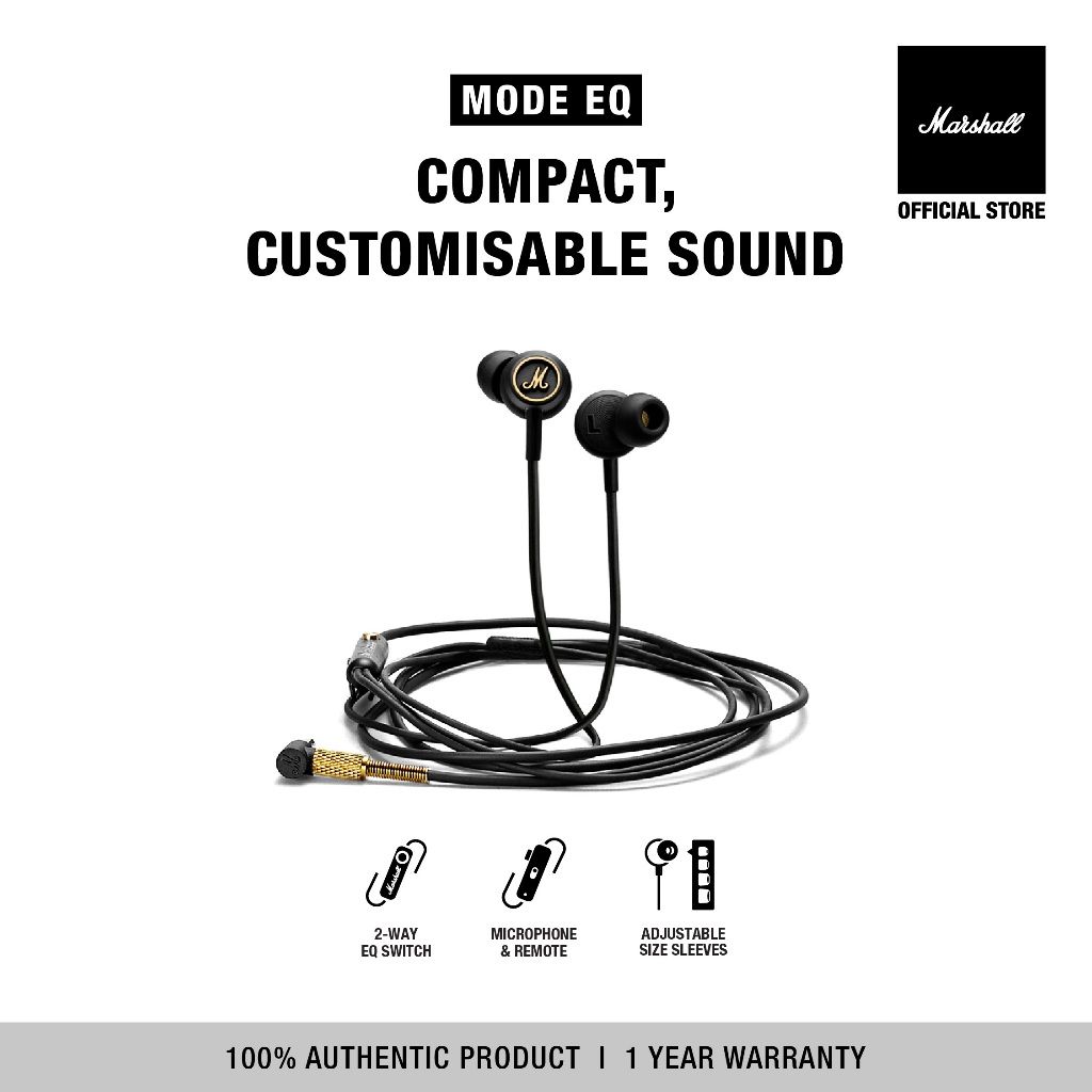MARSHALL Mode EQ Black And Brass - หูฟั...