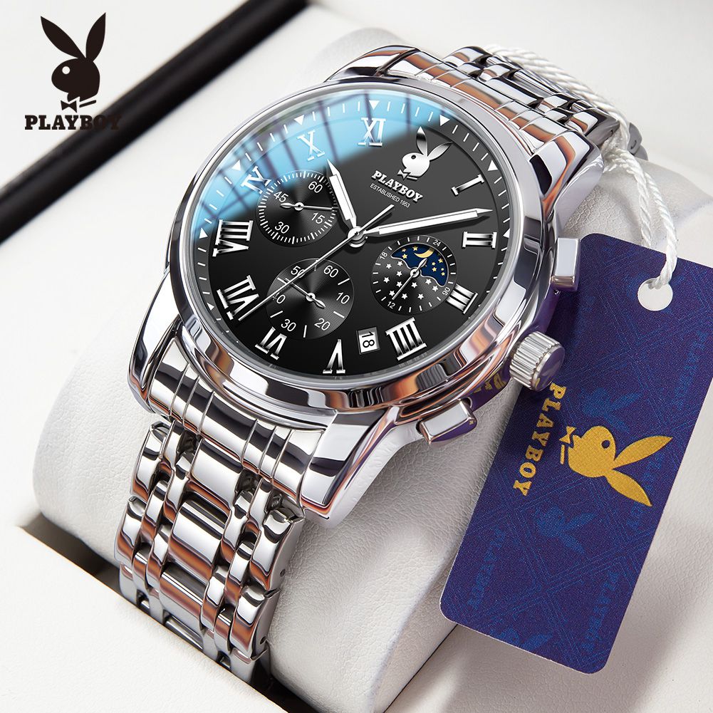 PLAYBOY （ขายแฟลช） สปอตสินค้า นาฬิกาผู้ชาย...