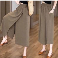  High Waist A- Line Casual Pants ...