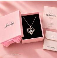  Jewelry Women's Necklaces Heart P...