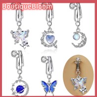 Boutiquebloom Hot Sale Fake Belly Button Ri...