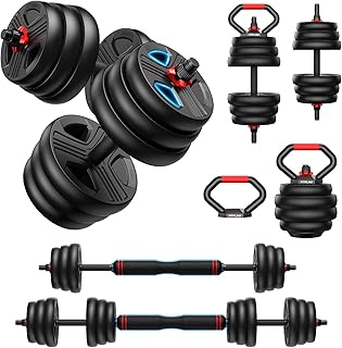 FITPLAM Adjustable dumbbell set,20/35/45/55...