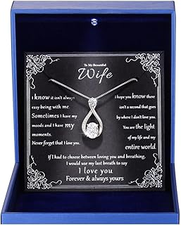 1.5CT Moissanite Infinity Pendant Neckl...