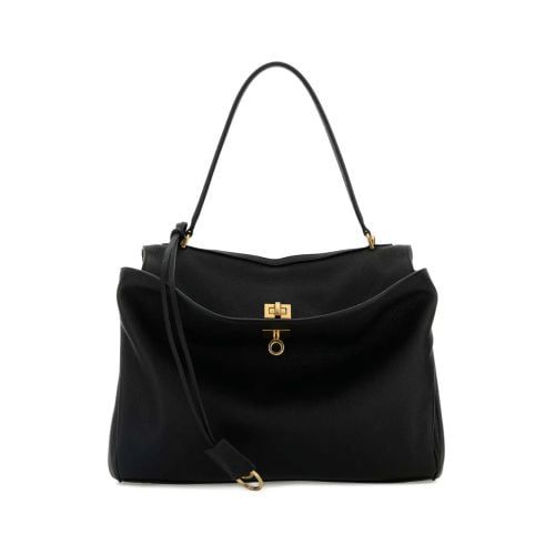 BALENCIAGA Balenciaga Leather Slouchy Shoul...